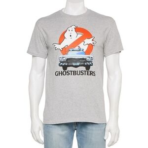 Men's Gray Ghostbusters Ecto One Graphic T-Shirt